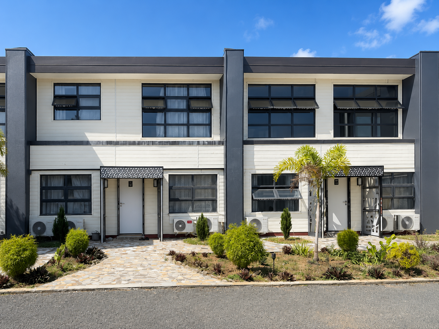Urban West Apartments — modern two-storey apartments on Naisoso, Fiji